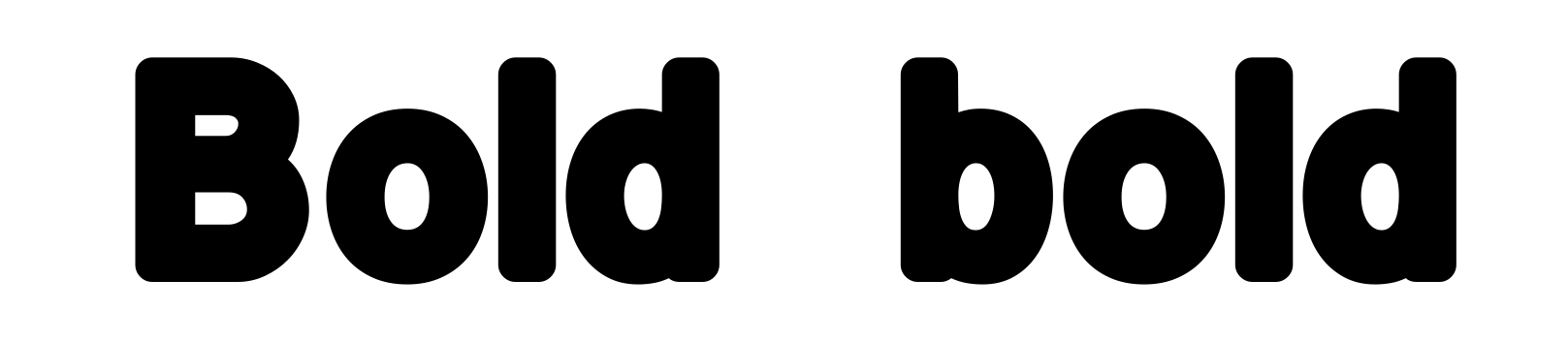 Bold bold